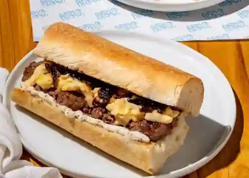 Sanduche lomo mac n cheese