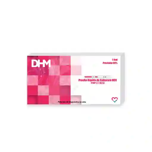 Dhm Prueba Rápida de Embarazo Tira Hcg