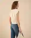 Camiseta Blanco Celaje Claro Talla M 401G011 Esprit