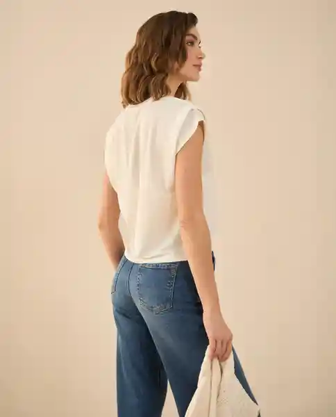 Camiseta Blanco Celaje Claro Talla M 401G011 Esprit