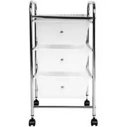 Home Expressions Cajonero Blanco Con Ruedas G184