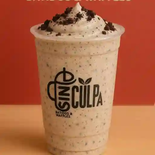 Batido mediano galletas con crema