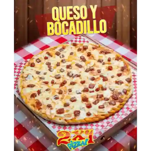 2X1 Pizza Mediana Queso y Bocadillo 28Cm