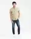 Camisa Utility Manga Corta Verde Nafta Talla M Chevignon