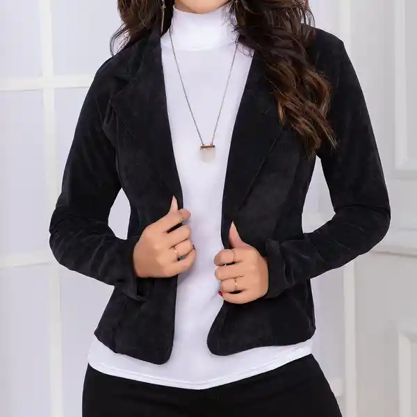 Croydon Blazer Arabelle Para Mujer Color Negro Talla XL