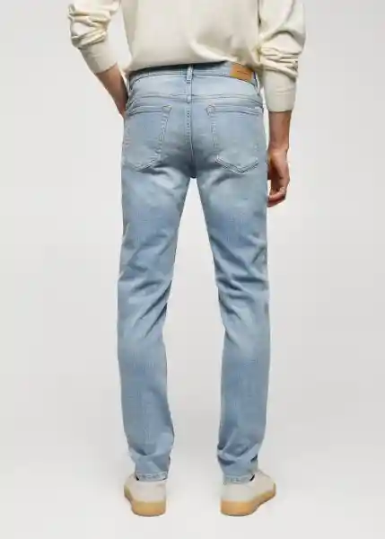 Jean Jan Tejano Claro Talla 48 Hombre Mango