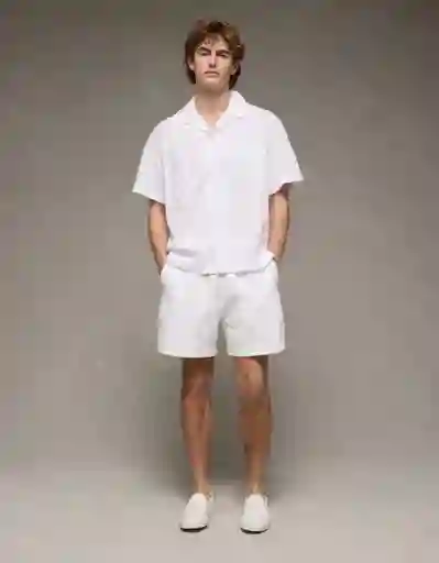 Camisa Hombre Blanco Talla Large 2920100 American Eagle