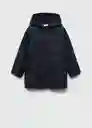 Abrigo Anorak Bea Navy Talla 08 Niñas Mango