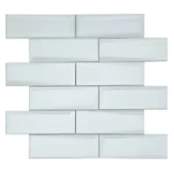 Intermatex Malla River White Muro Vidrio 30 x 30 cm