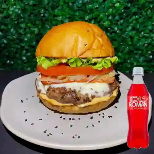 Combo Hamburguesa Clasica + Kola Roman 350 ml