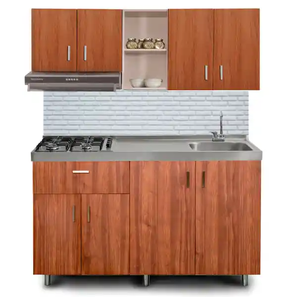 Challenger Cocina Integral Aliso Nola Derecha 8 Puertas