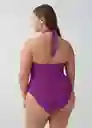 Vestido de Baño Costap Morado Talla 26 Mujer Mango