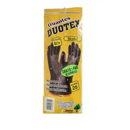 Duotex Guantes Industrial Bicolor Calibre 25 Talla 8 1/2