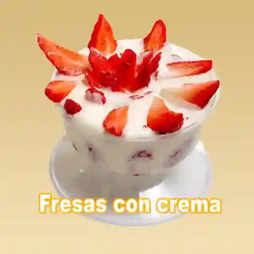 Fresas con Crema