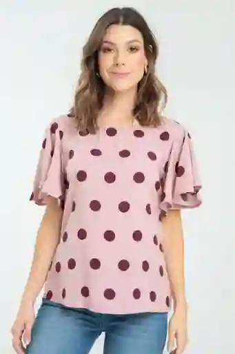 Blusa Khamira Color Rosado Palo de Rosa Talla S Ragged