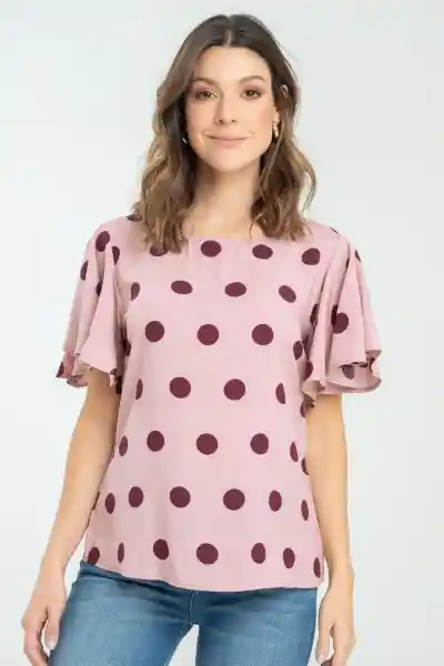 Blusa Khamira Color Rosado Palo de Rosa Talla S Ragged