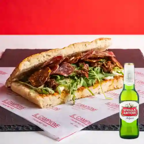 Combo Panini Palermo + Stella Artois 350 ml