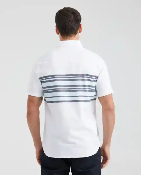 Camiseta Striped Pre-Dyed Crudo Cannoli Claro T. M Chevignon