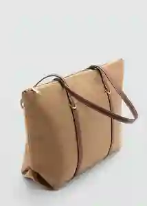 Bolso G Cobalt Beige Talla 99 Mujer Mango