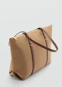 Bolso G Cobalt Beige Talla 99 Mujer Mango