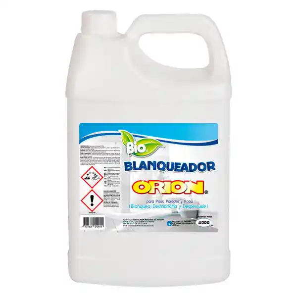 Orion Blanqueador Pisos Paredes Ropa