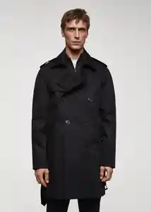 Abrigo Parka Tango Negro Talla XS Hombre Mango