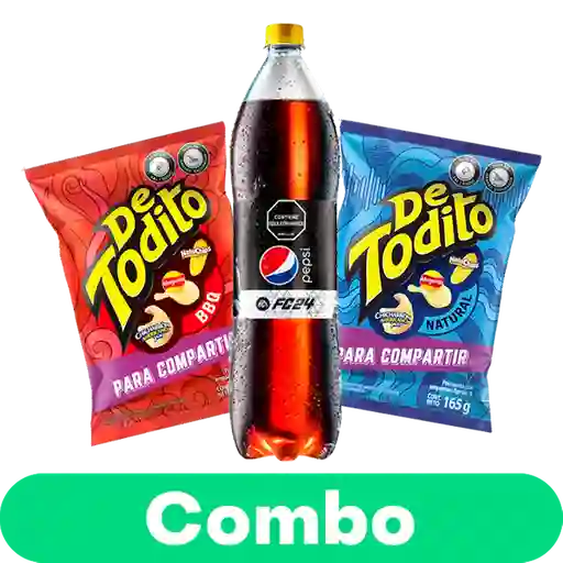 Combo de Todito Bbq y Natural + Pepsi Cero 1.5L