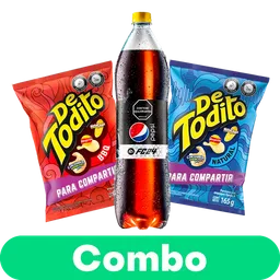 Combo de Todito Bbq y Natural + Pepsi Cero 1.5L