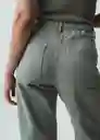 Pantalón Sorci Mujer Verde Calma Medio T 8 432G384 Naf Naf