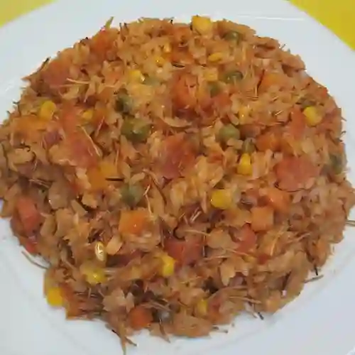 Arroz Tradicional de No-pollo + Bebida