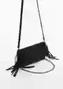 Bolso P Flecos Negro Talla 99 Teen Niñas Mango