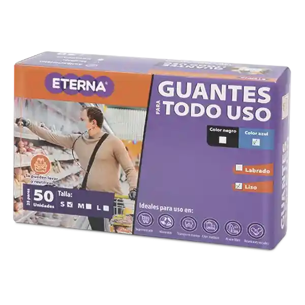 Eterna Guante Multiuso Azul Ts