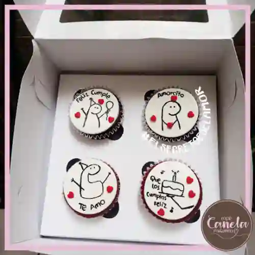 Cupcakes Feliz Cumple Amorcito
