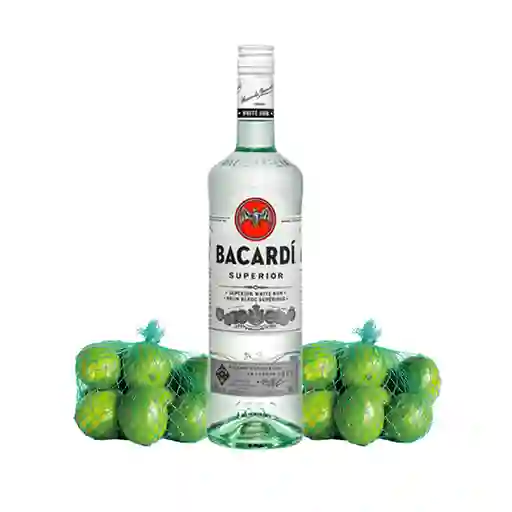 Combo Bacardi Ron Superior + Limón Tahití Turbo