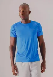 Camiseta Deportiva Azul Medio S S Bronzini Active