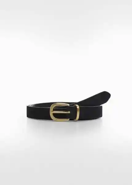 Cinturón Mayo Negro Talla L Mujer Mango