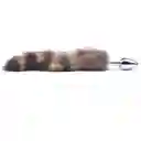 Plug Anal en Acero Quirurgico Con Cola de Zorro S