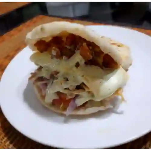 Arepa con Todo