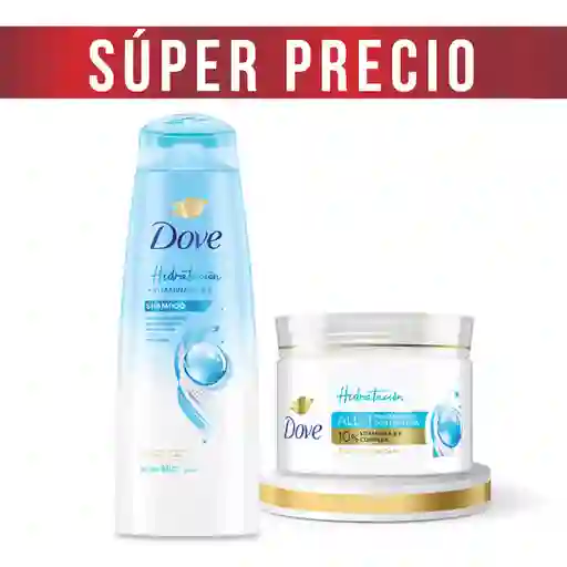 Dove Kit Shampoo + Tratamiento Hidratación