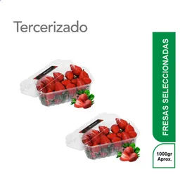 2 x Fresas Jumbo Tipo Exportacion