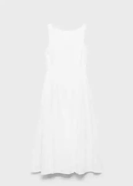 Vestido Nicole Blanco Talla M Mujer Mango