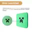 Cojín Para Asiento Cuadrada Creeper Serie Minecraft Verde Miniso