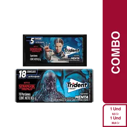 Trident Menta 5 Und + Trident Evup Menta