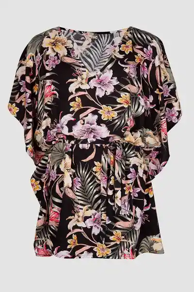 ONeill Vestido Cover up Mix And Match Negro Talla L