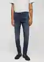 Pantalón Jean Jude Tejano Oscuro Talla 44 Hombre Mango