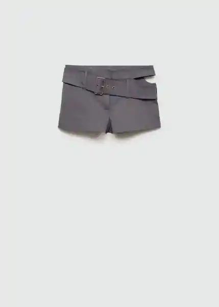 Short Cobi Gris Talla XS Mujer Mango