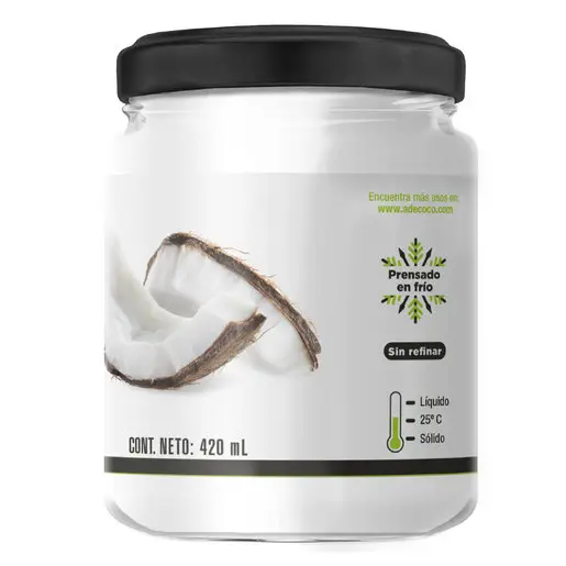 A De Coco Aceite de Coco sin Olor ni Sabor
