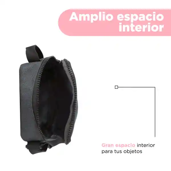 Bolso Cruzado Casual Gris Miniso