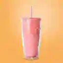 Vaso Plástico de Doble Pared Naranja 730 mL Serie Miniso