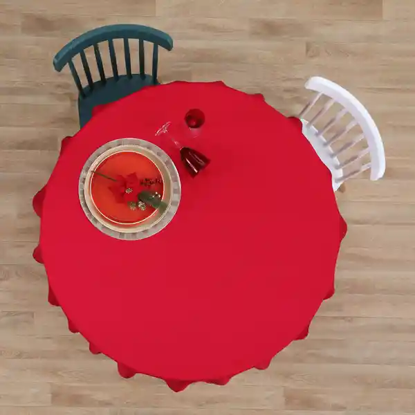   Casa Ideas  Mantel Estrella Navidad Rojo Diseno 0004 